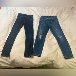 2 pairs of skinny jeans